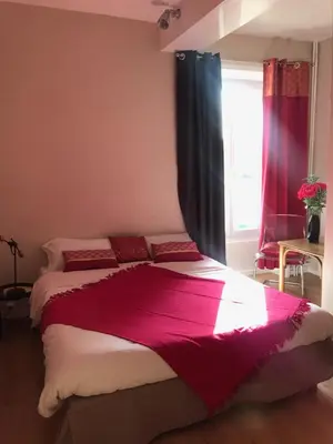 Un ou plusieurs lits dans un hébergement de l'établissement Ô Petit Nice