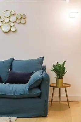 Coin salon dans l'établissement Cocon Cordeliers 2 ou 4 voyageurs