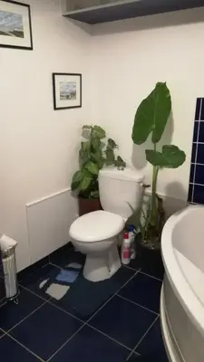 Salle de bains dans l'établissement Maison Anthémis
