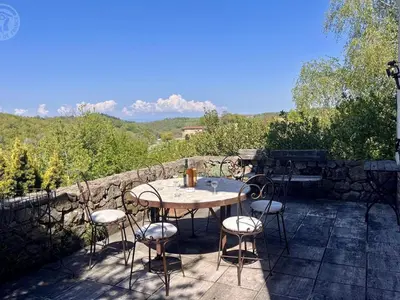 Paysage naturel près de la maison de vacances