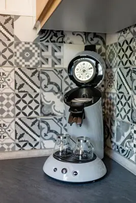 Cuisine ou kitchenette dans l'établissement Le Cocon Urbain
