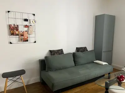 Coin salon dans l'établissement Cosy Appartement Lyon Valmy - parking