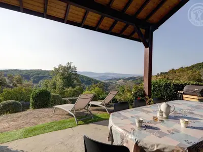 Paysage naturel près de la maison de vacances
