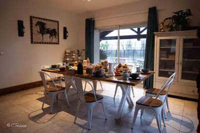 Nourriture dans la maison d'hôtes ou à proximité