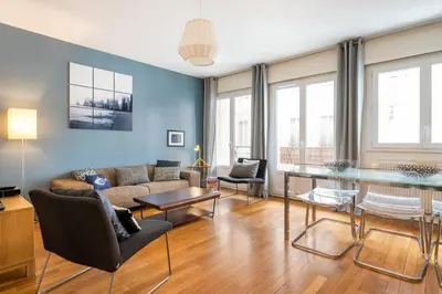 Coin salon dans l'établissement HONORÊ - SUITE VENDÔME