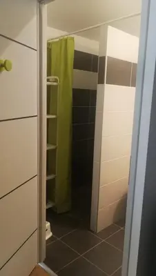 Salle de bains dans l'établissement Gîte au coeur du parc naturel régional du Pilat