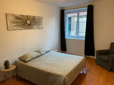 Un ou plusieurs lits dans un hébergement de l'établissement Maison proche Lyon Centrale du Bugey