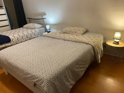 Un ou plusieurs lits dans un hébergement de l'établissement Maison proche Lyon Centrale du Bugey