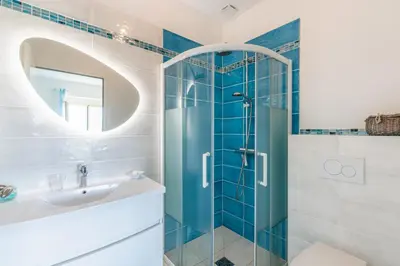 Salle de bains dans l'établissement Belle Vue