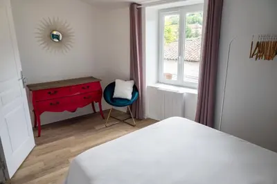 Un ou plusieurs lits dans un hébergement de l'établissement Appartement à Vienne