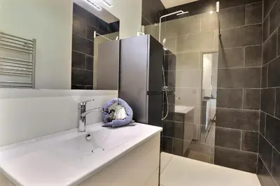 Salle de bains dans l'établissement Loft au cœur de Lyon Tout à pied