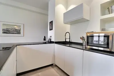Cuisine ou kitchenette dans l'établissement Loft au cœur de Lyon Tout à pied