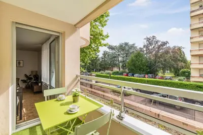 Balcon ou terrasse dans l'établissement Appartement Mansana - Welkeys