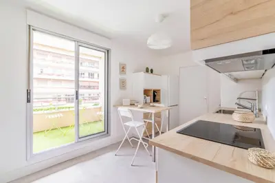 Cuisine ou kitchenette dans l'établissement Appartement Mansana - Welkeys