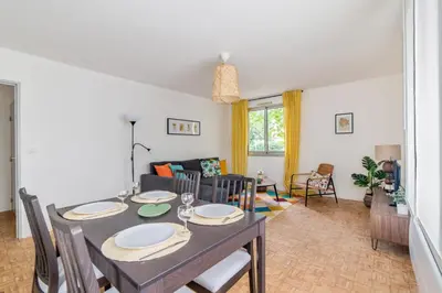 Coin salon dans l'établissement Appartement Mansana - Welkeys