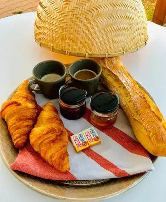 Nourriture dans la maison de vacances ou à proximité