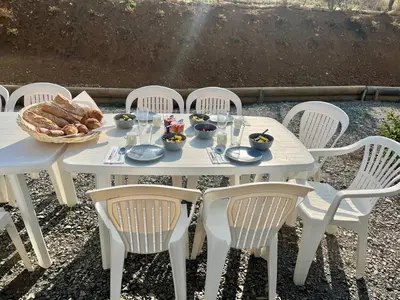 Nourriture dans le séjour chez l'habitant ou à proximité