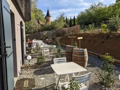 Jardin de l'établissement Chambre double indépendante NATURALE au sein du domaine PASSELOUP