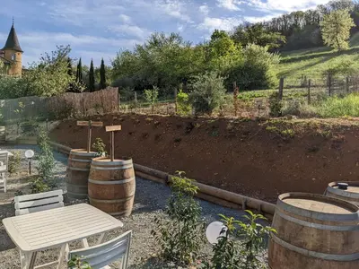 Jardin de l'établissement Chambre double indépendante NATURALE au sein du domaine PASSELOUP