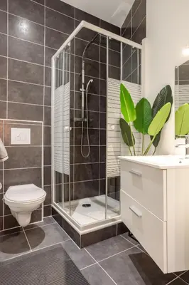 Salle de bains dans l'établissement Lumignons Lyonnais - Vaise