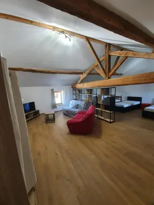 Coin salon dans l'établissement Gîte Le Bonnet
