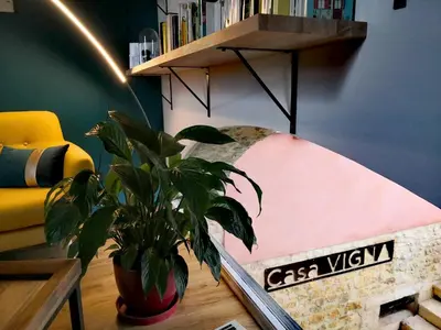 Coin salon dans l'établissement Casa Vigna