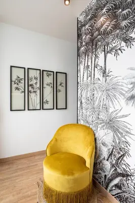 Coin salon dans l'établissement Le Cocon Des Artistes
