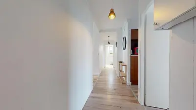 Télévision ou salle de divertissement dans l'établissement Appartement PLEIN-CIEL