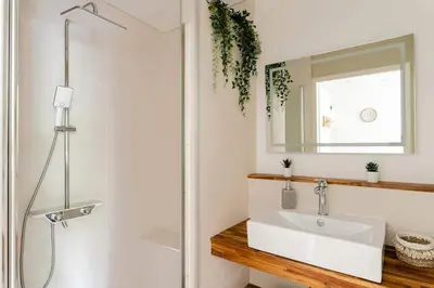 Salle de bains dans l'établissement Casa Tulum