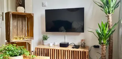 Télévision ou salle de divertissement dans l'établissement Casa Tulum
