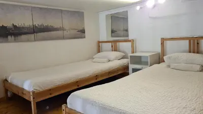 Un ou plusieurs lits dans un hébergement de l'établissement La Loge Du Vieux Lyon