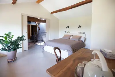 Un ou plusieurs lits dans un hébergement de l'établissement Le Relais de la Godasse