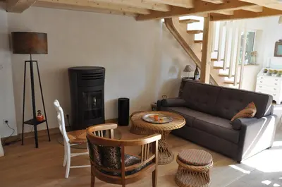 Coin salon dans l'établissement VILLA VILLOU
