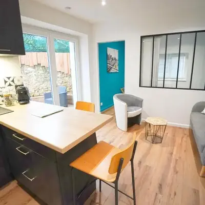 STUDIO RENOVE RDC TERRASSE + EXTERIEUR PAYSAGE