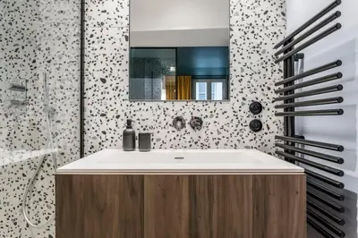 Salle de bains dans l'établissement Jungle-Art - Furnished apartment - Downtown Lyon