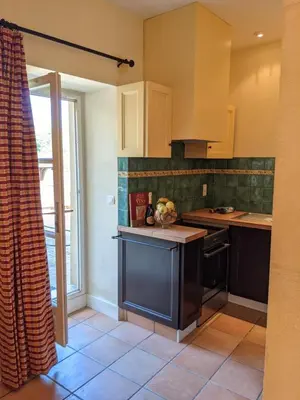 Cuisine ou kitchenette dans l'établissement Un air de Toscane