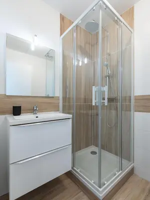 Salle de bains dans l'établissement Bourgoin T2 proche Gare Netflix Tout Confort