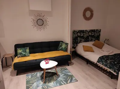 Coin salon dans l'établissement STUDIO VAISE 3 CENTRE à LYON 69009