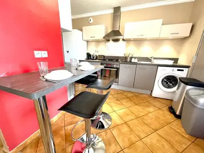 Cuisine ou kitchenette dans l'établissement Chambre Privée en colocation dans un appartement Vaulx en Velin Centre