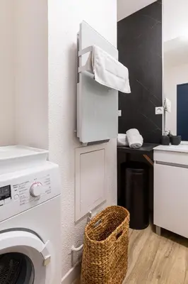 Cuisine ou kitchenette dans l'établissement DIFY Victoire