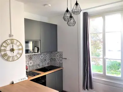 Cuisine ou kitchenette dans l'établissement Côté Cour Lyon Part Dieu