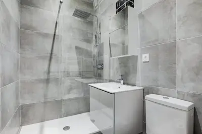 Salle de bains dans l'établissement GuestReady - 1chambre, 5min Gare Part Dieu