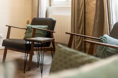 Coin salon dans l'établissement All in Lyon | Grand appartement central à Lyon