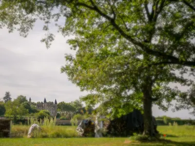 Jardin de l'établissement Gîte de June