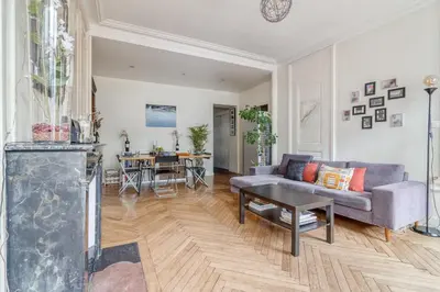 Coin salon dans l'établissement GuestReady - Superbe T3 en hyper-centre - belles vues