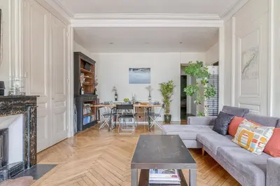 Coin salon dans l'établissement GuestReady - Superbe T3 en hyper-centre - belles vues