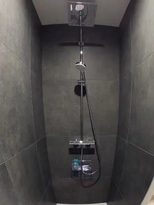 Salle de bains dans l'établissement Bread et Couette