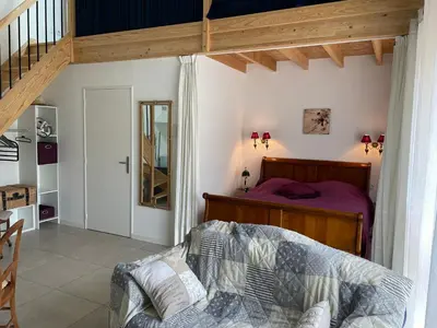 Un ou plusieurs lits dans un hébergement de l'établissement Le Clos Du Jardin