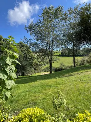 Jardin de l'établissement Le Domaine de la plume