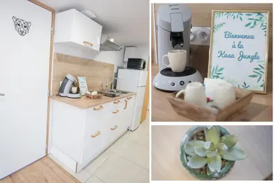 Cuisine ou kitchenette dans l'établissement KASA HOME - Calme, Cosy, WIFI & Netflix